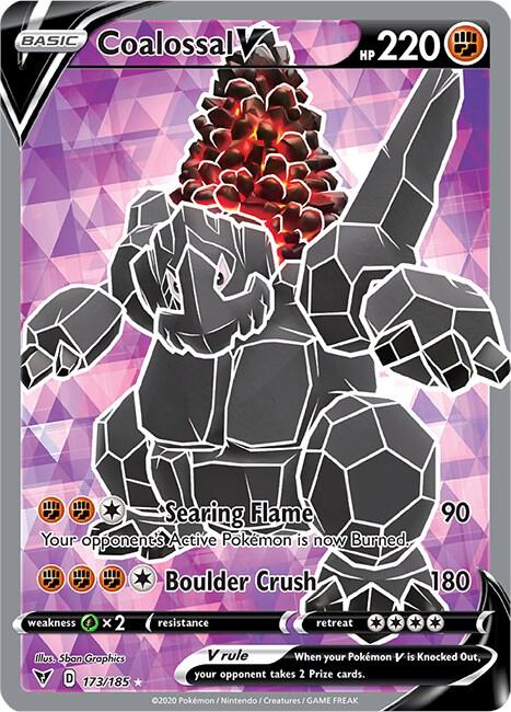 Coalossal V (Full Art) | SWSH04: Vivid Voltage #173/185