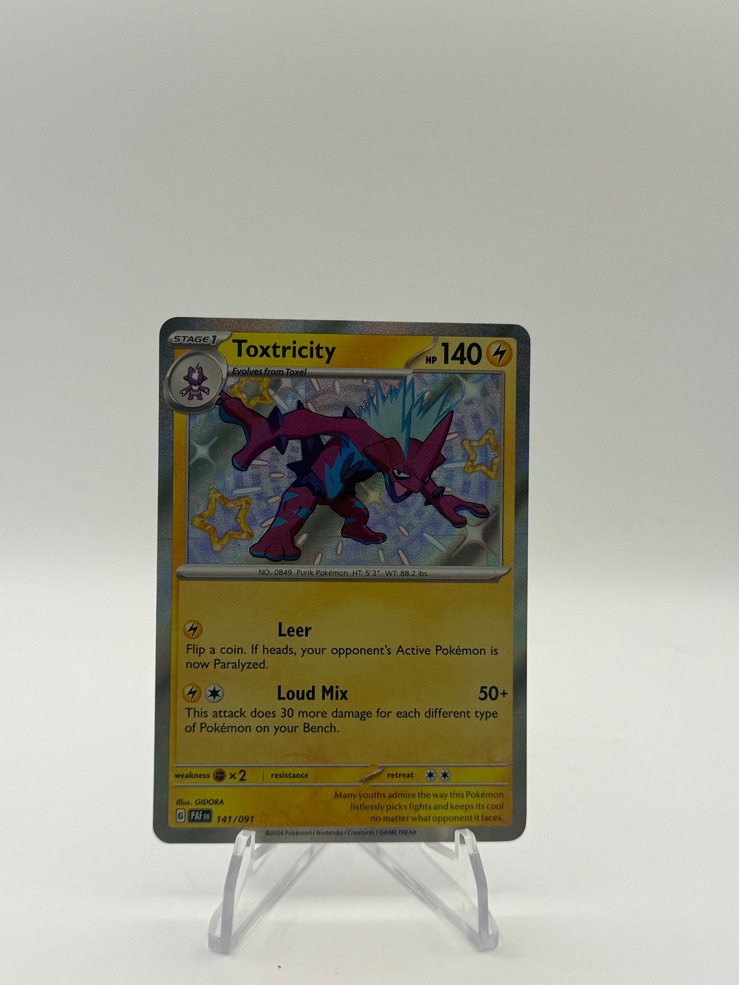Toxtricity - SV: Paldean Fates 141/091