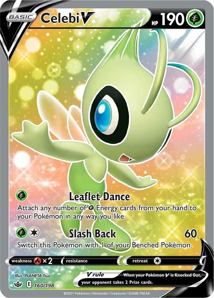 Celebi V (Full Art) | SWSH06: Chilling Reign #160/198