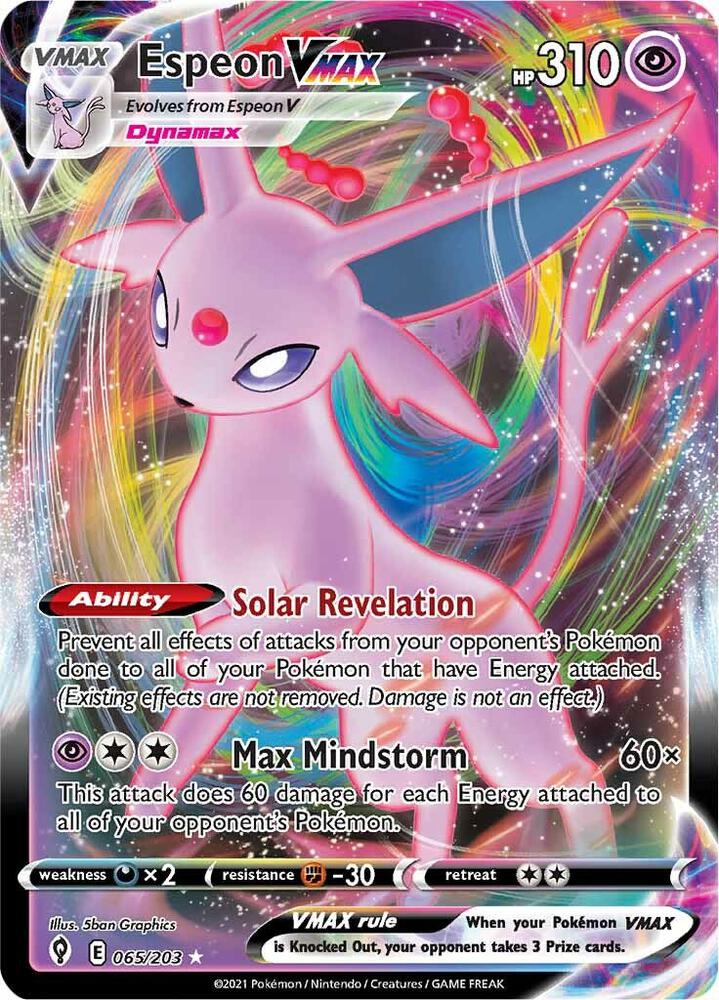 Espeon VMAX | SWSH07: Evolving Skies #065/203