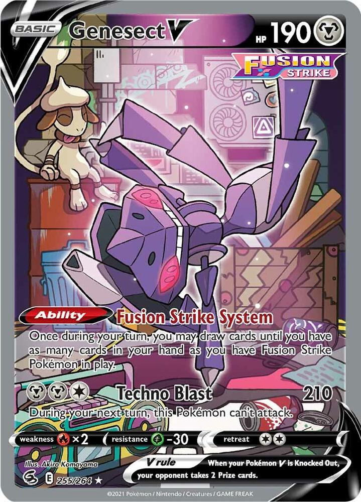 Genesect V (Alternate Full Art) | SWSH08: Fusion Strike #255/264