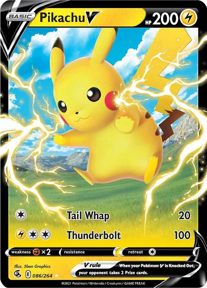 Pikachu V | SWSH08: Fusion Strike #086/264