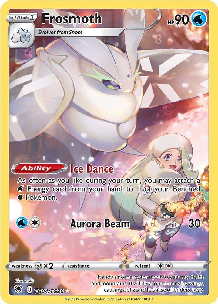 Frosmoth | SWSH10: Astral Radiance Trainer Gallery #TG04/TG30