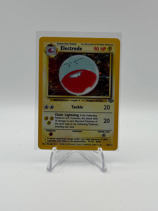 ELECTRODE 2/64 HOLO RARE POKEMON CARD MP