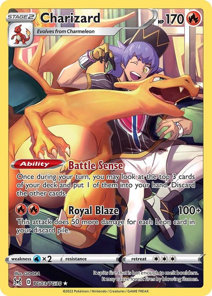 Charizard | SWSH11: Lost Origin Trainer Gallery #TG03/TG30
