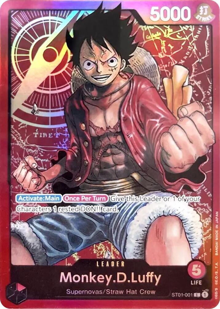 Monkey.D.Luffy (001) | Starter Deck 1: Straw Hat Crew #ST01-001