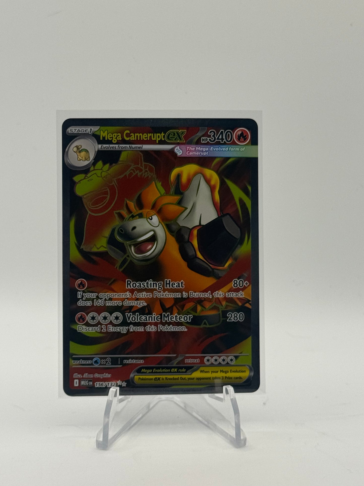 Mega Camerupt ex - 156/132 - ME01: Mega Evolution