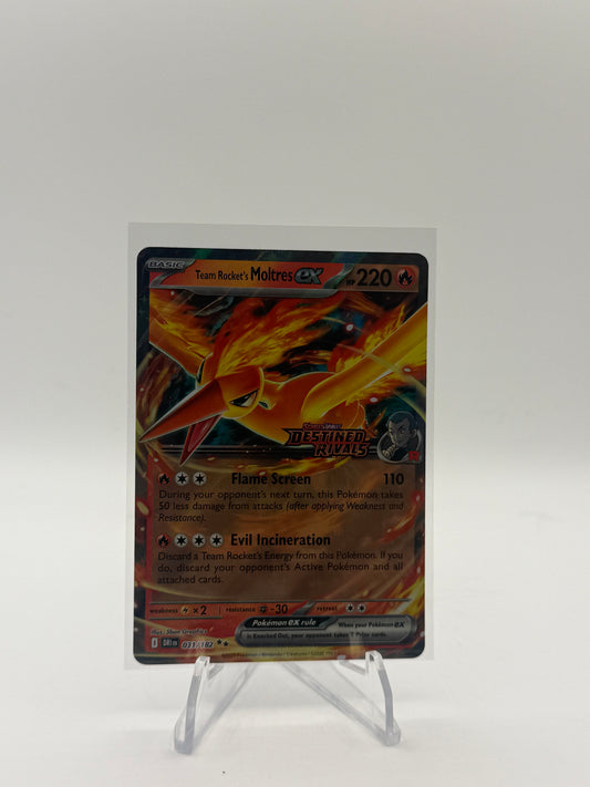 Team Rocket's Moltres ex - 31/182 (Destined Rivals Stamp) - Miscellaneous Cards & Products