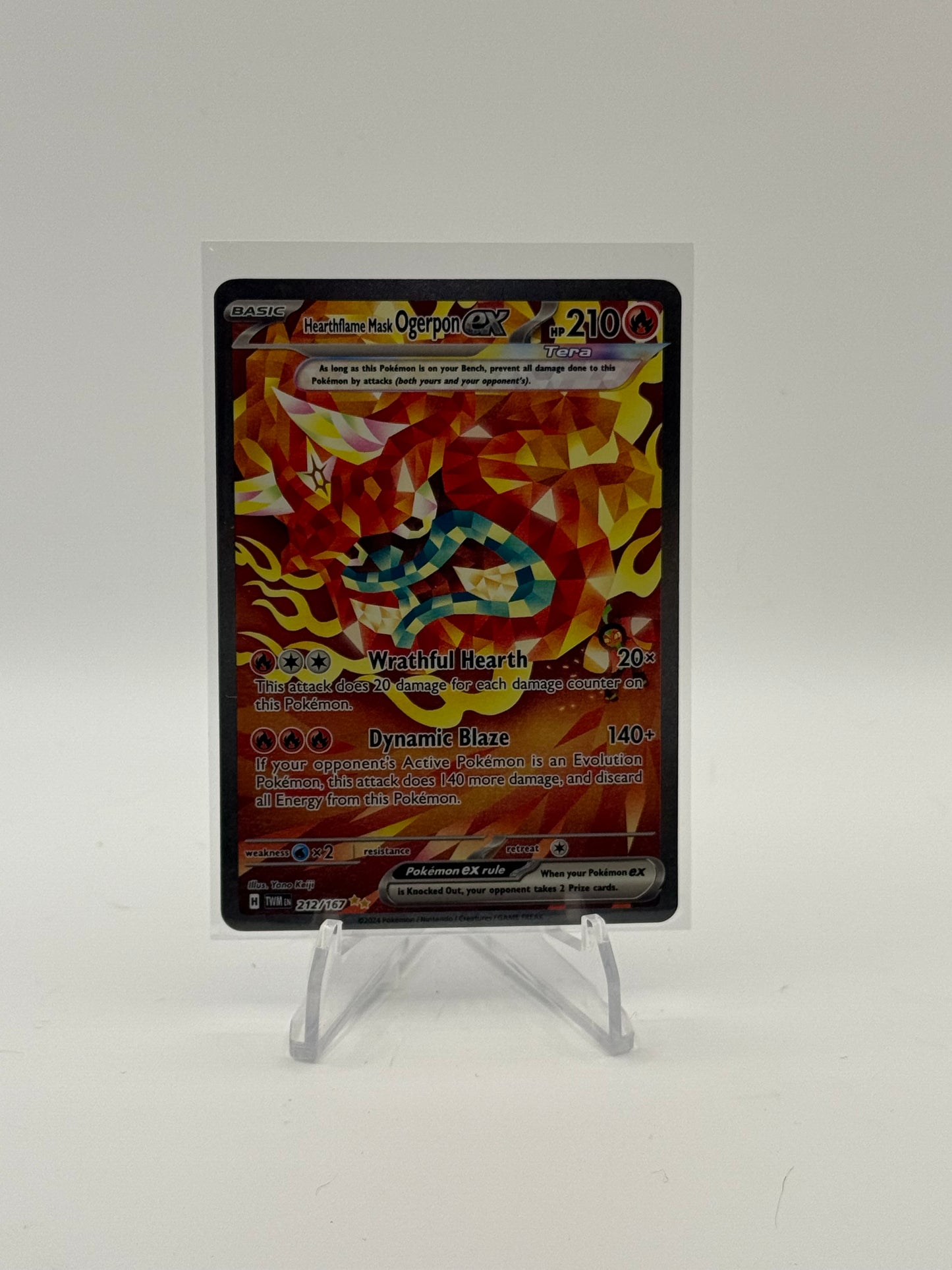 Hearthflame Mask Ogerpon ex - 212/167 - SV06: Twilight Masquerade