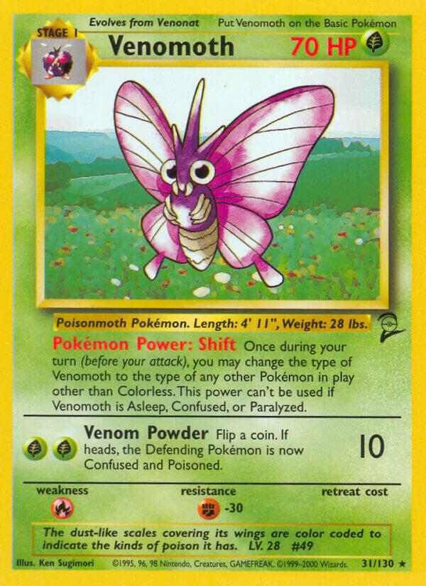 Venomoth - Base Set 2 (BS2)