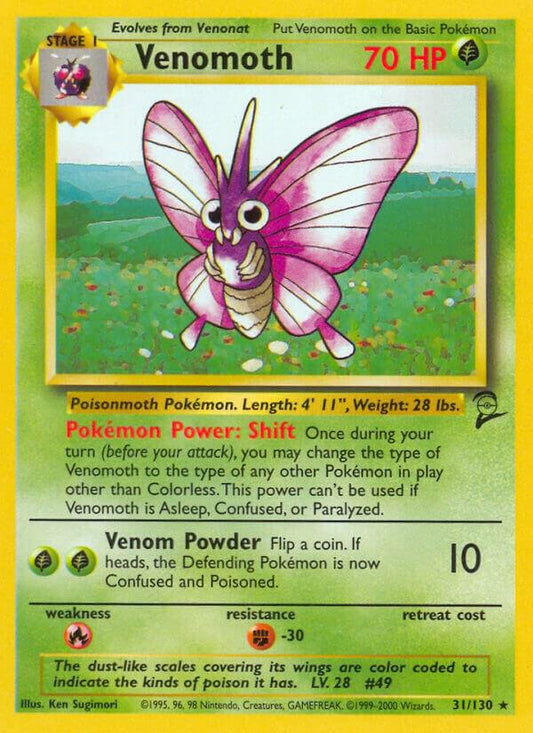 Venomoth | Base Set 2 #031/130