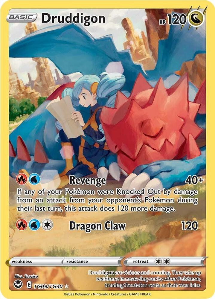 Druddigon | SWSH12: Silver Tempest Trainer Gallery #TG09/TG30