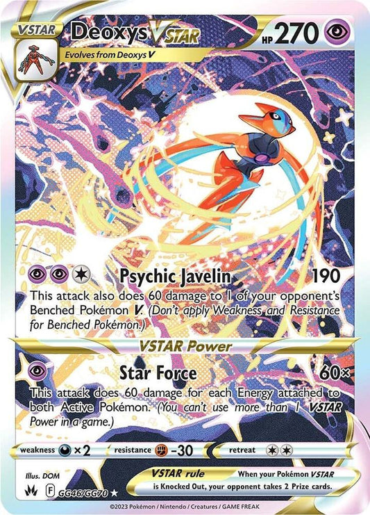 Deoxys VSTAR | SWSH: Crown Zenith: Galarian Gallery #GG46/GG70