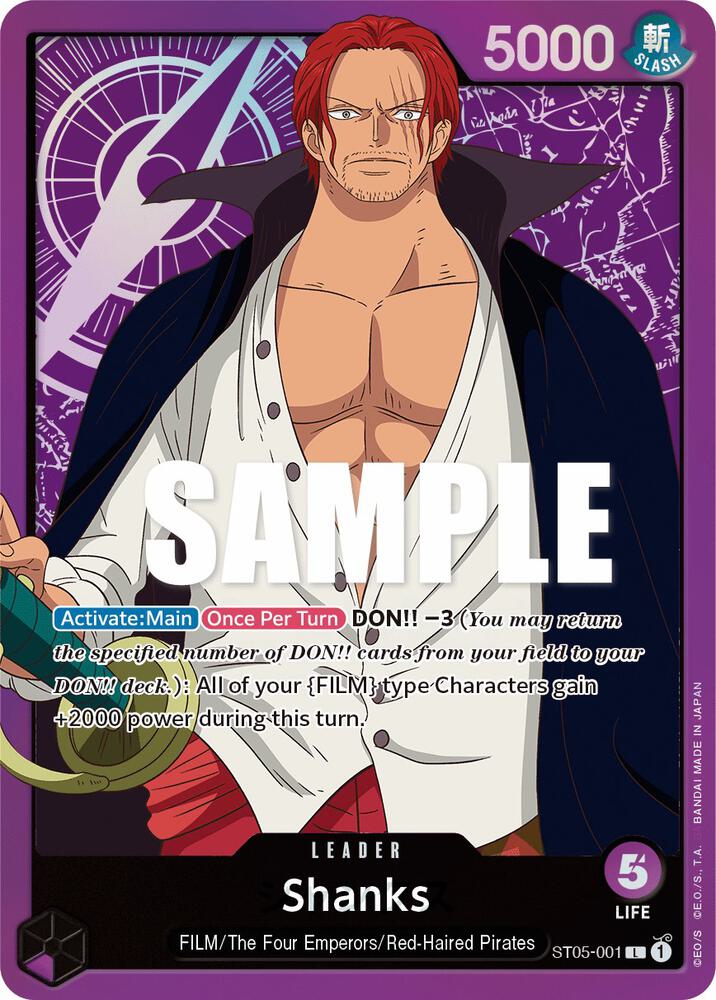 Shanks | Starter Deck 5: Film Edition #ST05-001