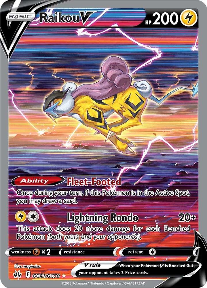 Raikou V - SWSH: Crown Zenith: Galarian Gallery