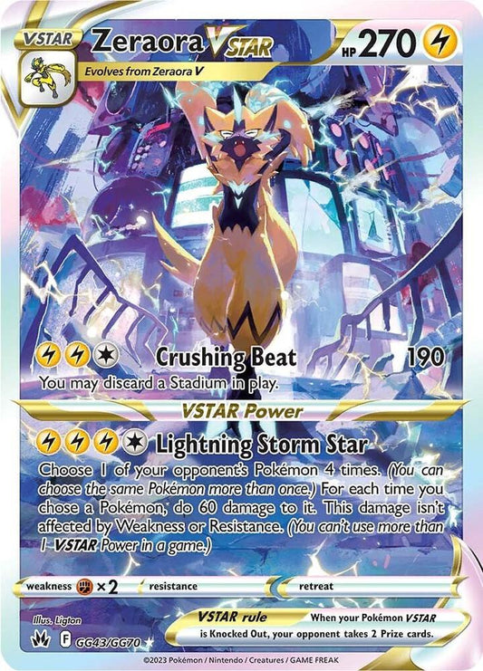 Zeraora VSTAR | SWSH: Crown Zenith: Galarian Gallery #GG43/GG70