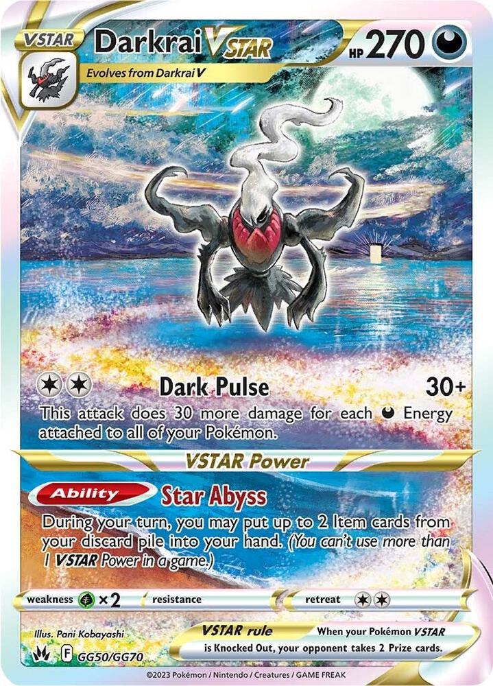 Darkrai VSTAR | SWSH: Crown Zenith: Galarian Gallery #GG50/GG70