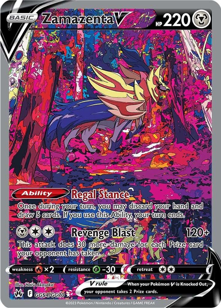 Zamazenta V | SWSH: Crown Zenith: Galarian Gallery #GG54/GG70