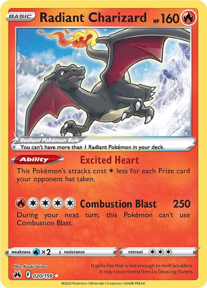 Radiant Charizard | SWSH: Crown Zenith #020/159