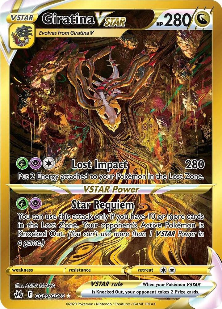 Giratina VSTAR (Secret) | SWSH: Crown Zenith: Galarian Gallery #GG69/GG70