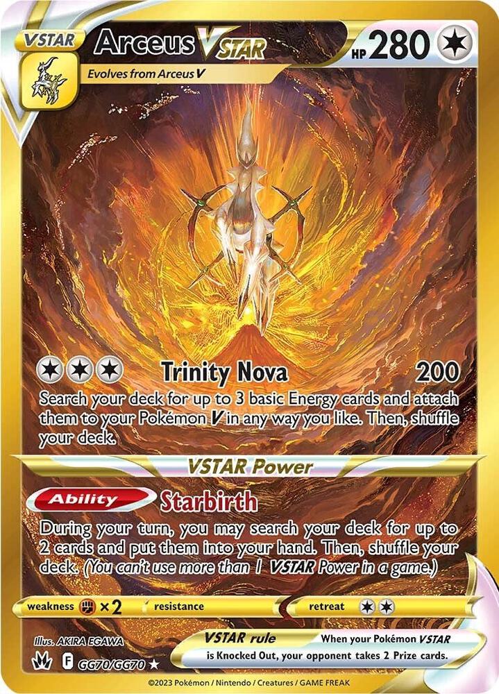 Arceus VSTAR (Secret) | SWSH: Crown Zenith: Galarian Gallery #GG70/GG70