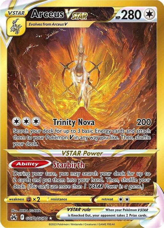 Arceus VSTAR (Secret) | SWSH: Crown Zenith: Galarian Gallery #GG70/GG70