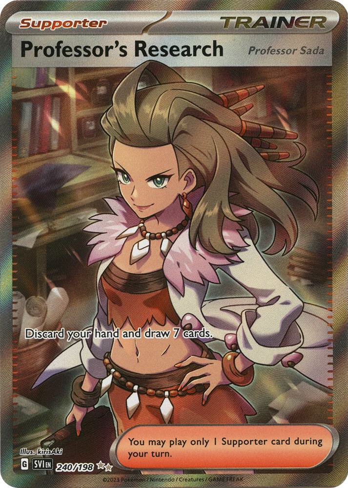 Professor's Research [Professor Sada] - 240/198 | SV01: Scarlet & Violet Base Set #240/198