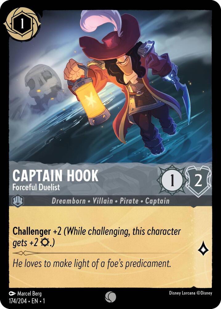 Captain Hook - Forceful Duelist - The First Chapter (1) Cold Foil