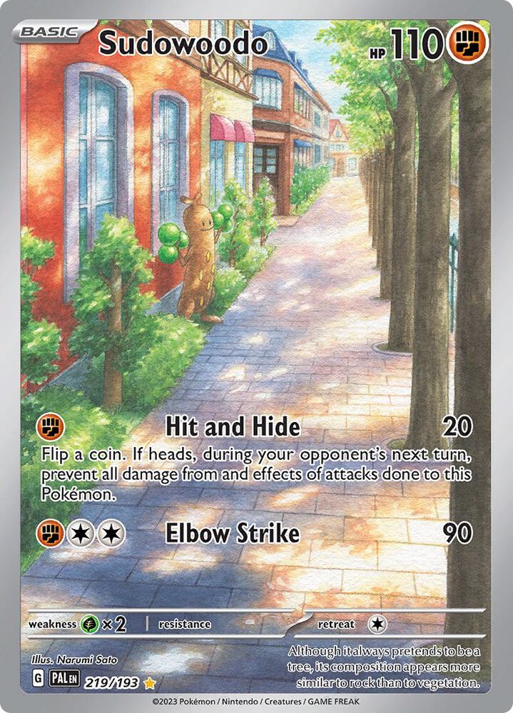 Sudowoodo - 219/193 | SV02: Paldea Evolved #219/193