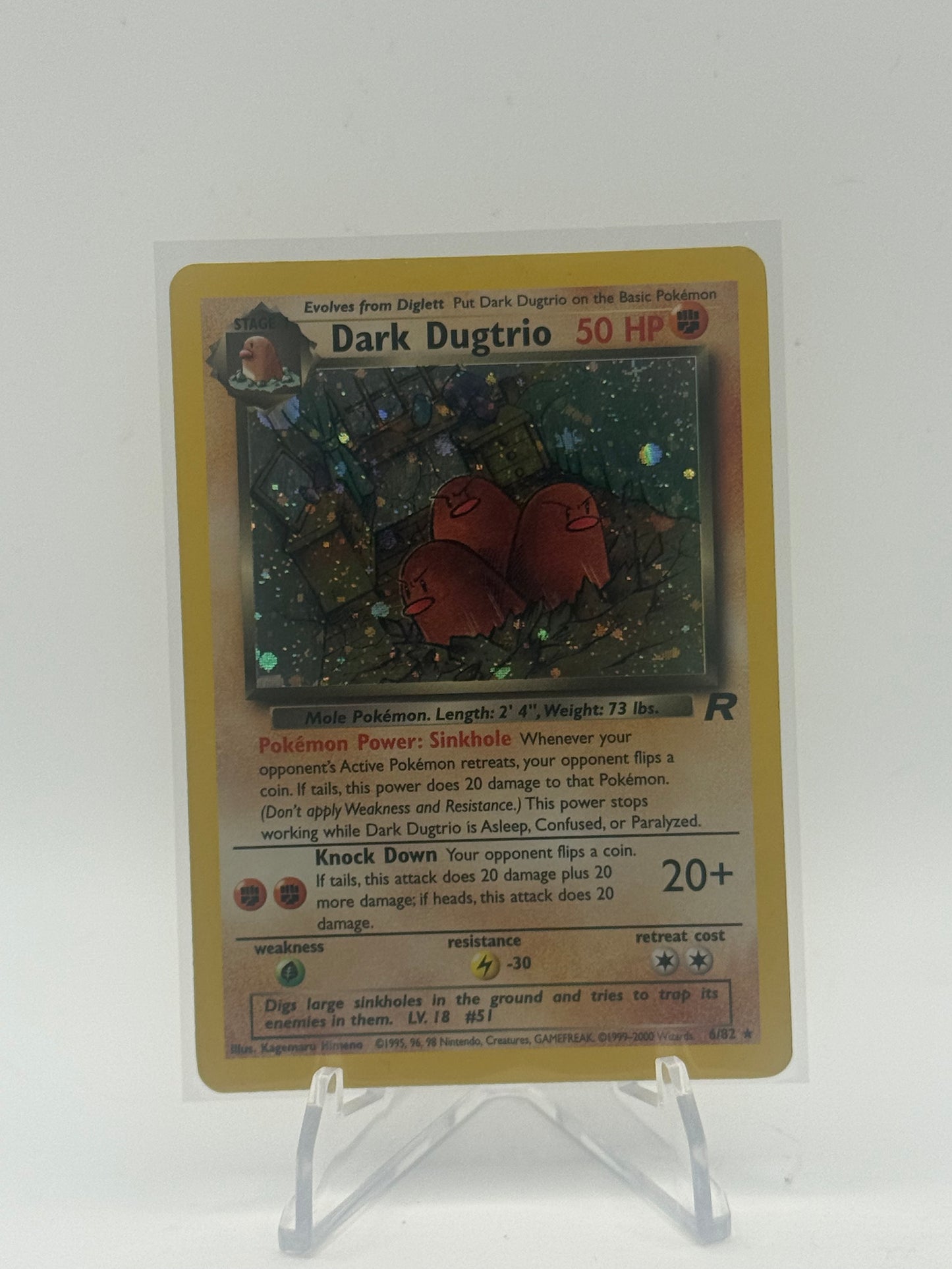 Dark Dugtrio (6) - Team Rocket LP-MP