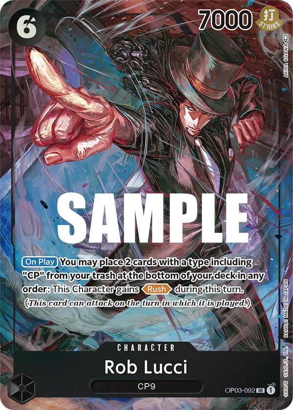 Rob Lucci (092) (Alternate Art) | Pillars of Strength #OP03-092