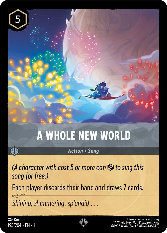 A Whole New World - The First Chapter (1) Cold Foil