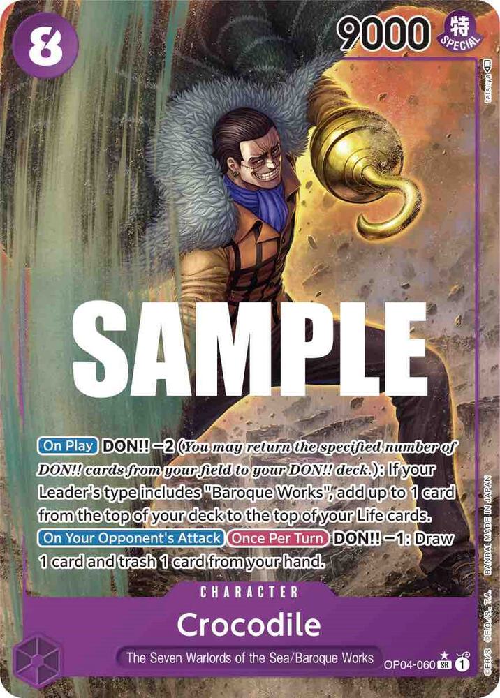 Crocodile (060) (Alternate Art) | Kingdoms of Intrigue #OP04-060