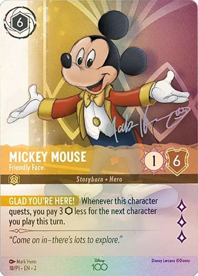 Mickey Mouse - Friendly Face (Alternate Art) | Disney100 Promos #18