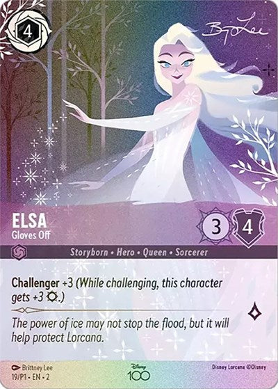 Elsa - Gloves Off (Alternate Art) | Disney100 Promos #19