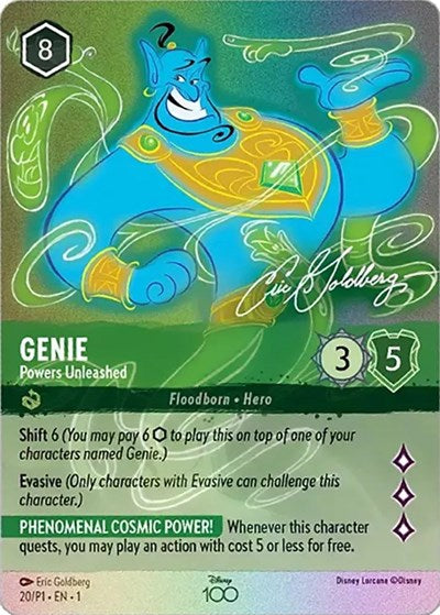 Genie - Powers Unleashed (Alternate Art) | Disney100 Promos #20