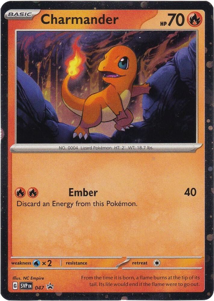 Charmander - 047 (Cosmos Holo) | SV: Scarlet & Violet Promo Cards #047