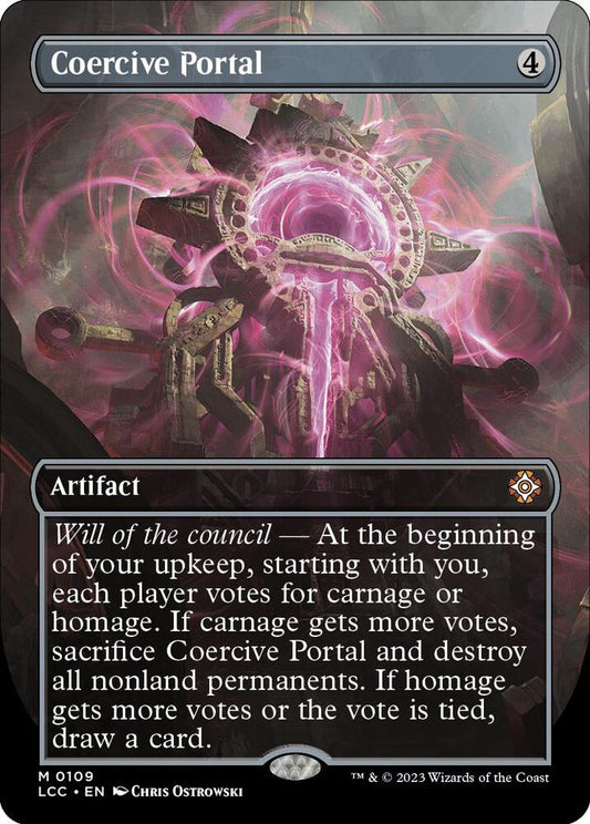 Coercive Portal (Borderless) | Commander: The Lost Caverns of Ixalan #109