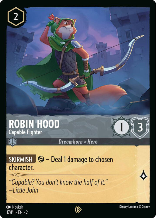 Robin Hood - Capable Fighter - Disney Lorcana Promo Cards (DLPC)