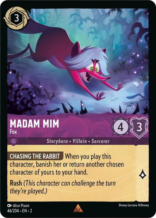Madam Mim - Fox - Rise of the Floodborn (2) Cold Foil