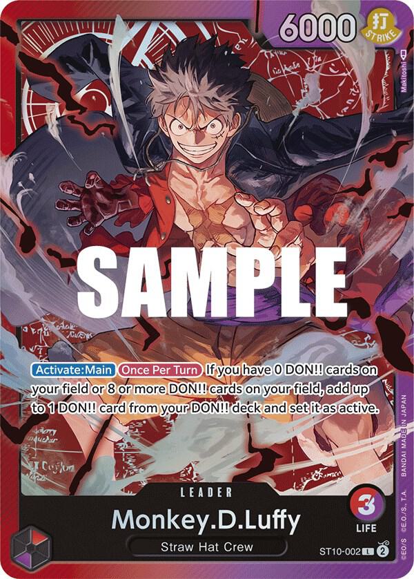 Monkey.D.Luffy (002) | Ultra Deck: The Three Captains #ST10-002