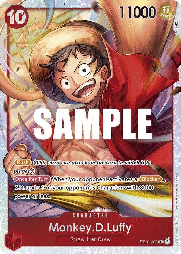 Monkey.D.Luffy (006) | Ultra Deck: The Three Captains #ST10-006