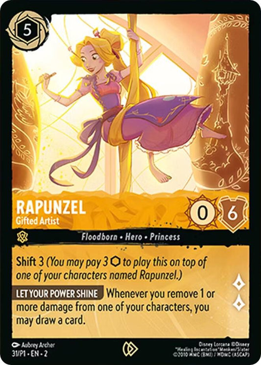 Rapunzel - Gifted Artist - Disney Lorcana Promo Cards (DLPC)