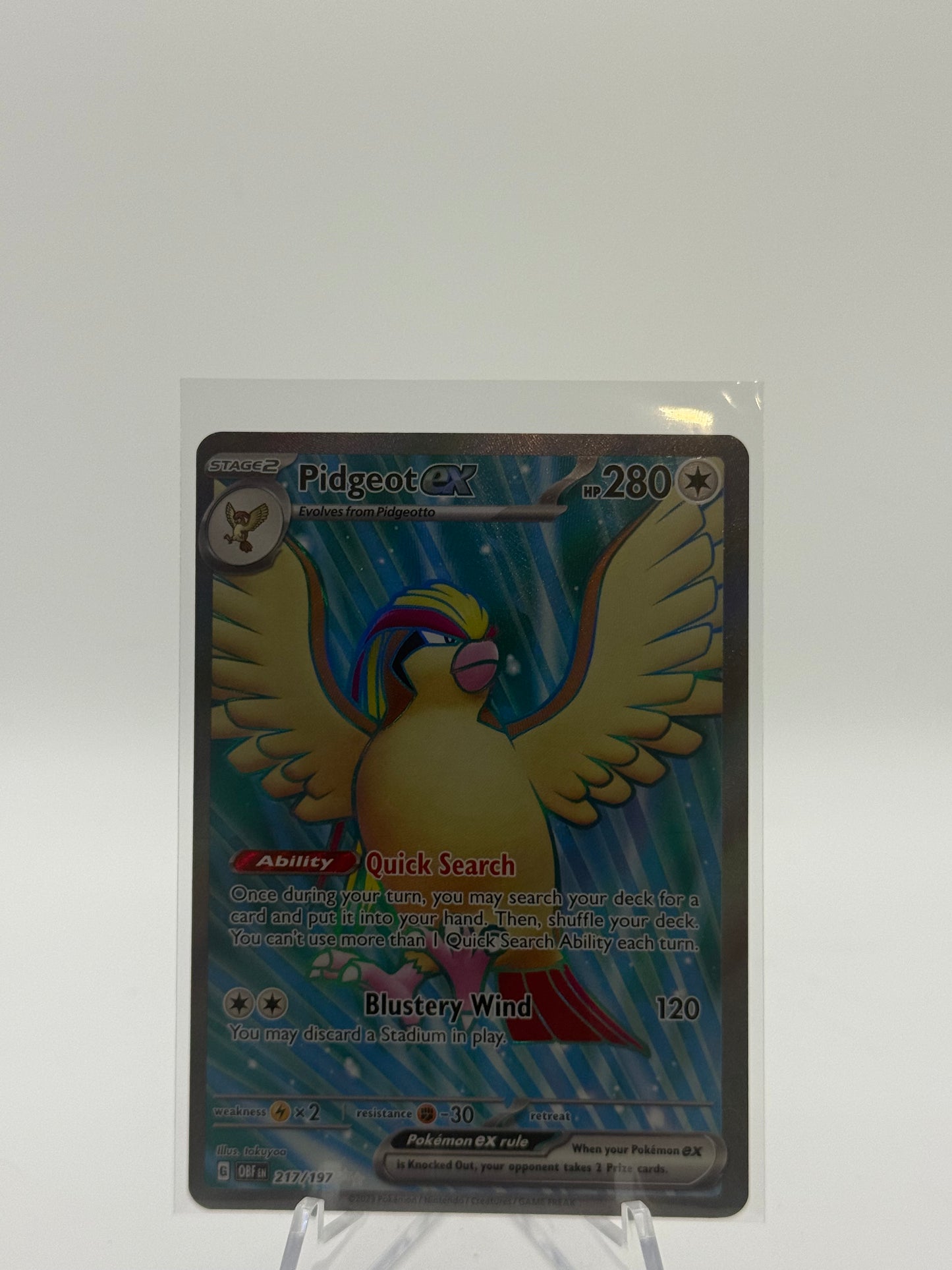 Pidgeot ex - 217/197 - SV03: Obsidian Flames