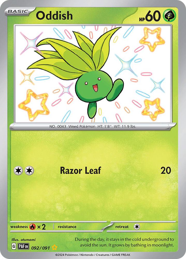 Oddish | SV: Paldean Fates #092/091