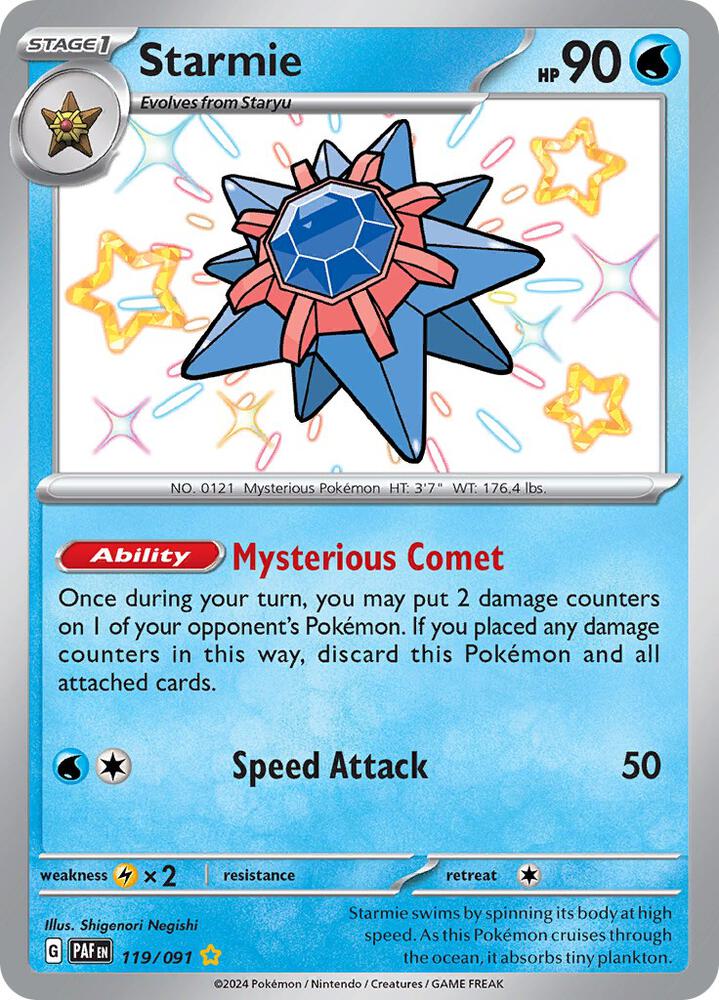 Starmie | SV: Paldean Fates #119/091