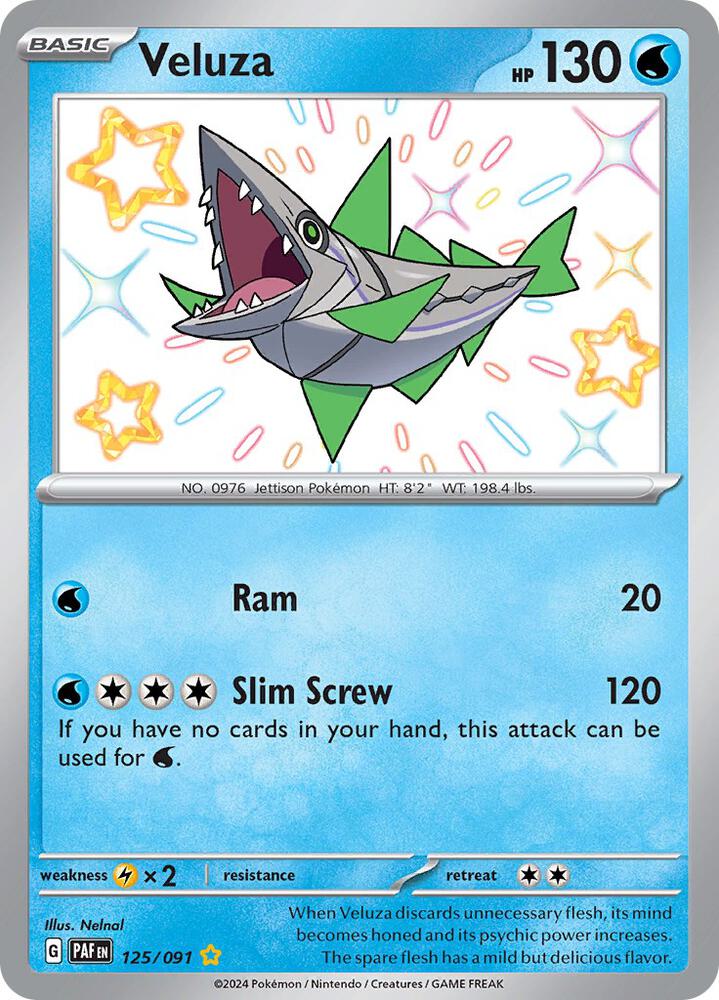 Veluza - 125/091 | SV: Paldean Fates #125/091
