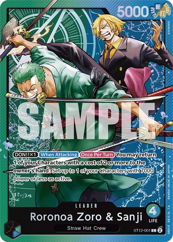 Roronoa Zoro & Sanji | Starter Deck 12: Zoro and Sanji #ST12-001