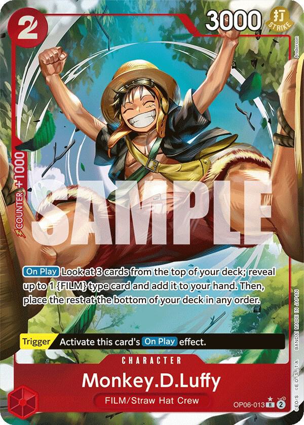 Monkey.D.Luffy (Alternate Art) | Wings of the Captain #OP06-013