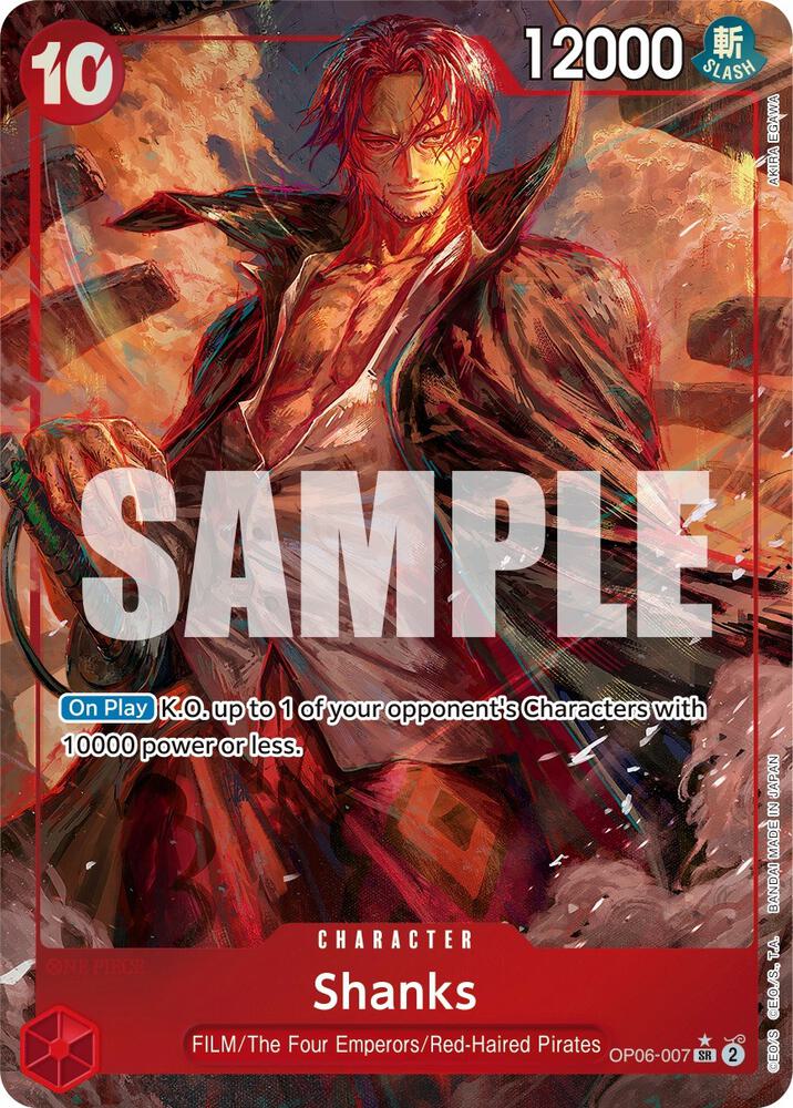 Shanks (Alternate Art) | Wings of the Captain #OP06-007
